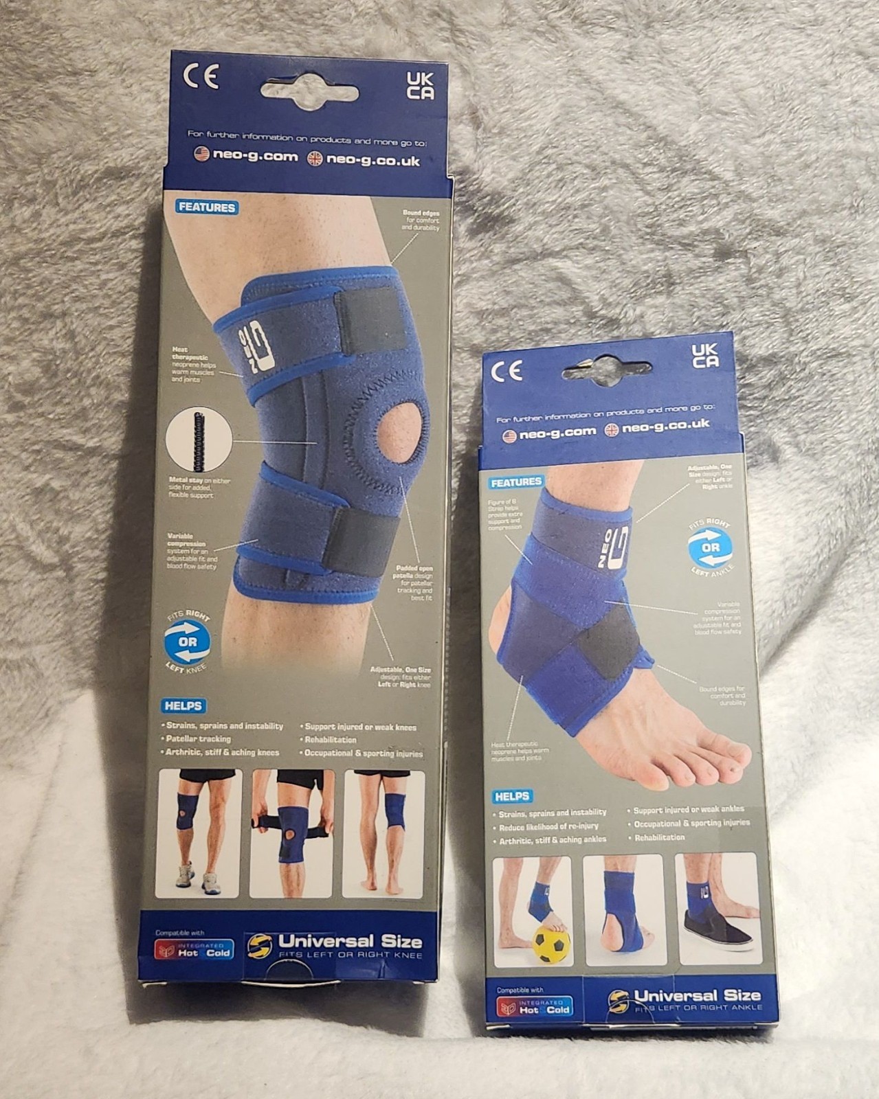Knee Brace or Ankle Support -figure 8 strap Neo G Medical &Lifestyle Innovation