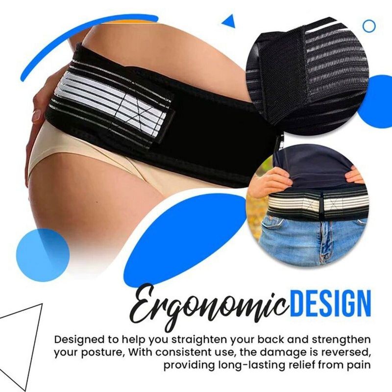 Lumbowrap The Plus Size Hip & Lower Back Wrap Support (Lower Back Pain Relief)