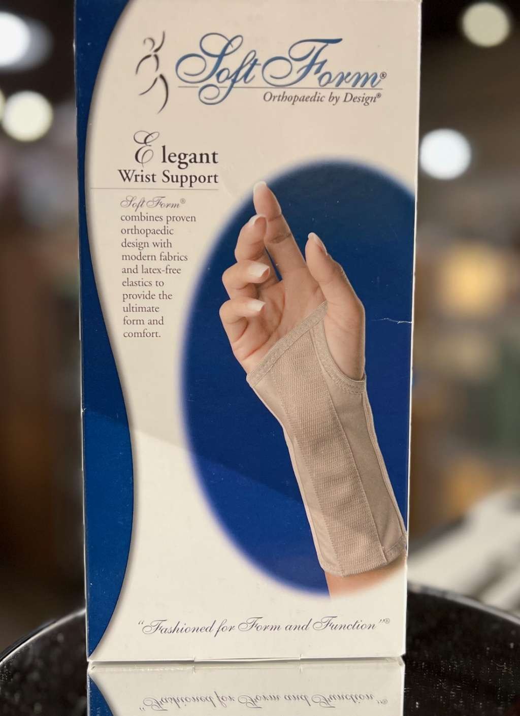 FLA Soft Form Elegant Wrist Support Beige Left Hand Small