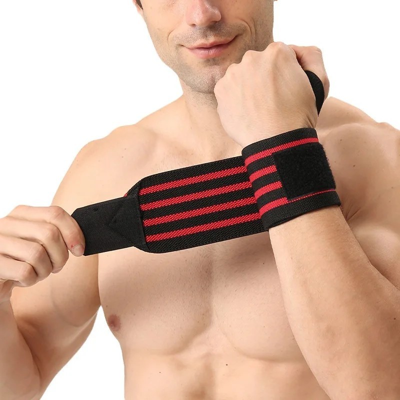 Gym Sports Wrist Band Brace Wrap Adjustable Support Strap Carpal Tunnel Bandage