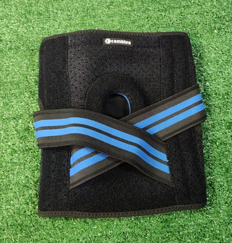Anti-chafing Knee Brace for Knee Pain with Side Stabilizers for Women and men, A