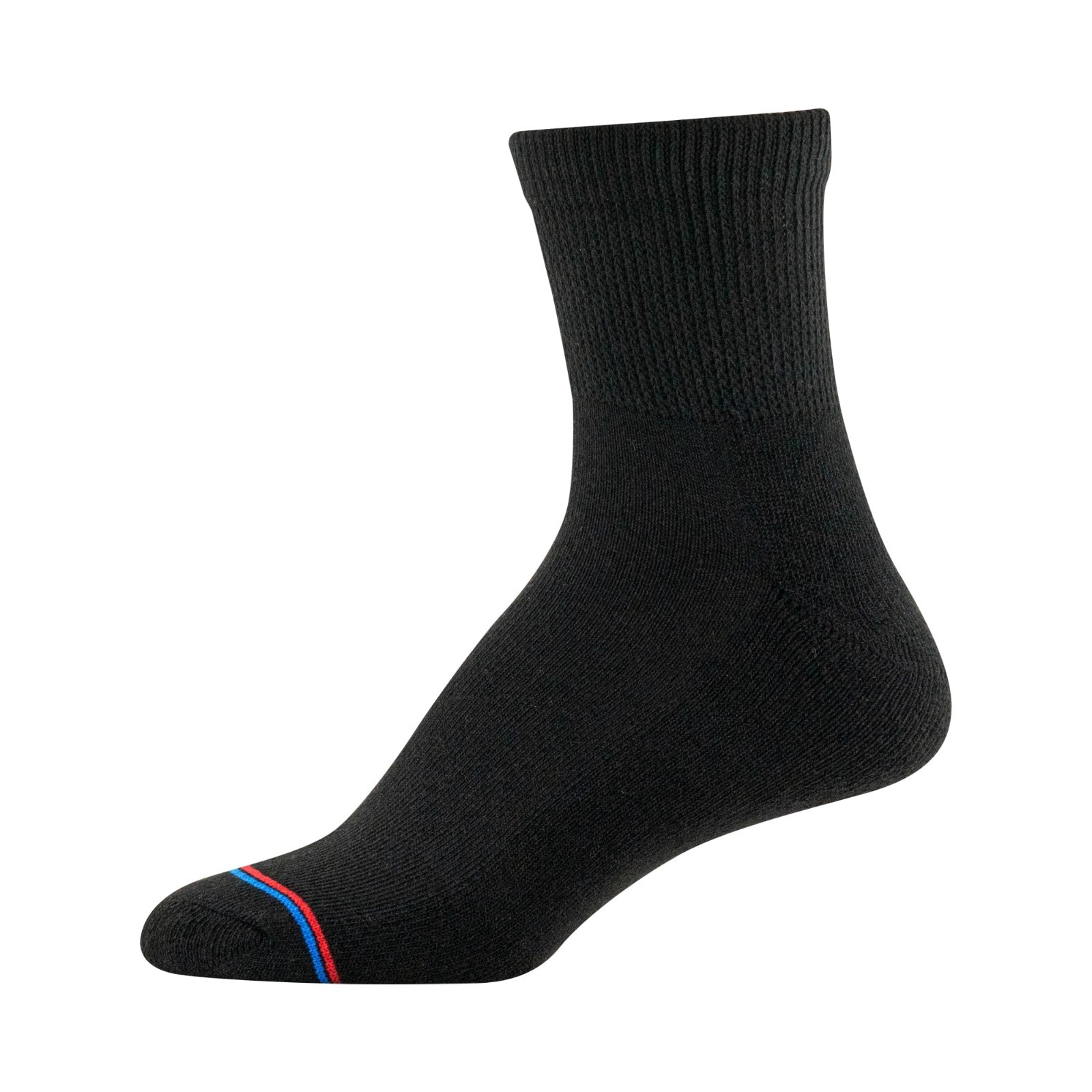 MediPeds Diabetic Black Women’s Ankle Sock 6 Pairs Women’s Shoe Size 6-10