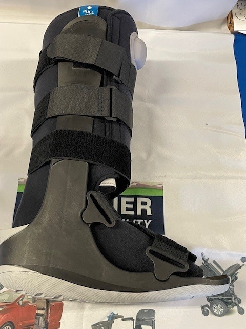Ankle Walker Ovation orthopedics Immobilize cast ortho (w/ankle brace) XL *FTC*