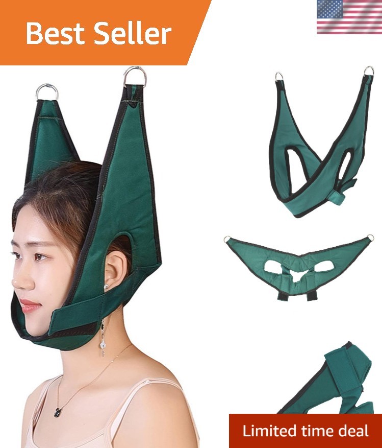Home Cervical Traction Device for Neck & Back Tension Relief – Compact Design