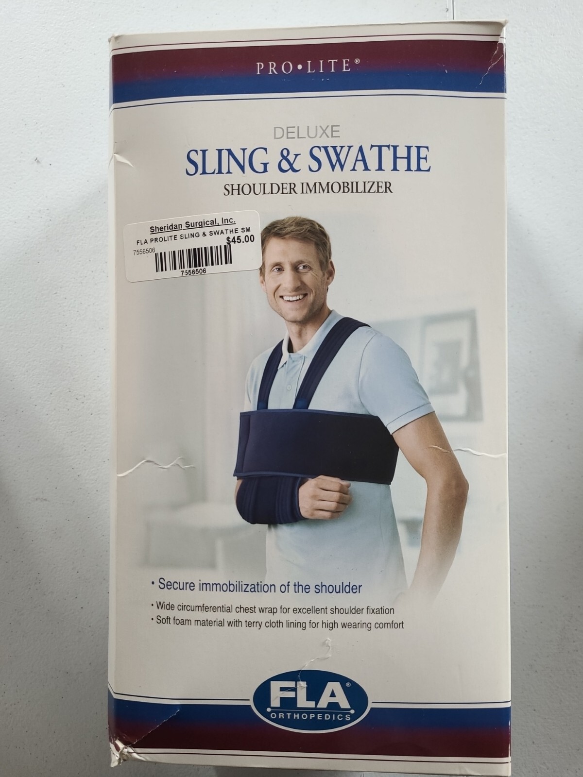 Pro-Lite Deluxe Sling & Swathe Shoulder Immobilizer. Size Small -FDA Orthopedics