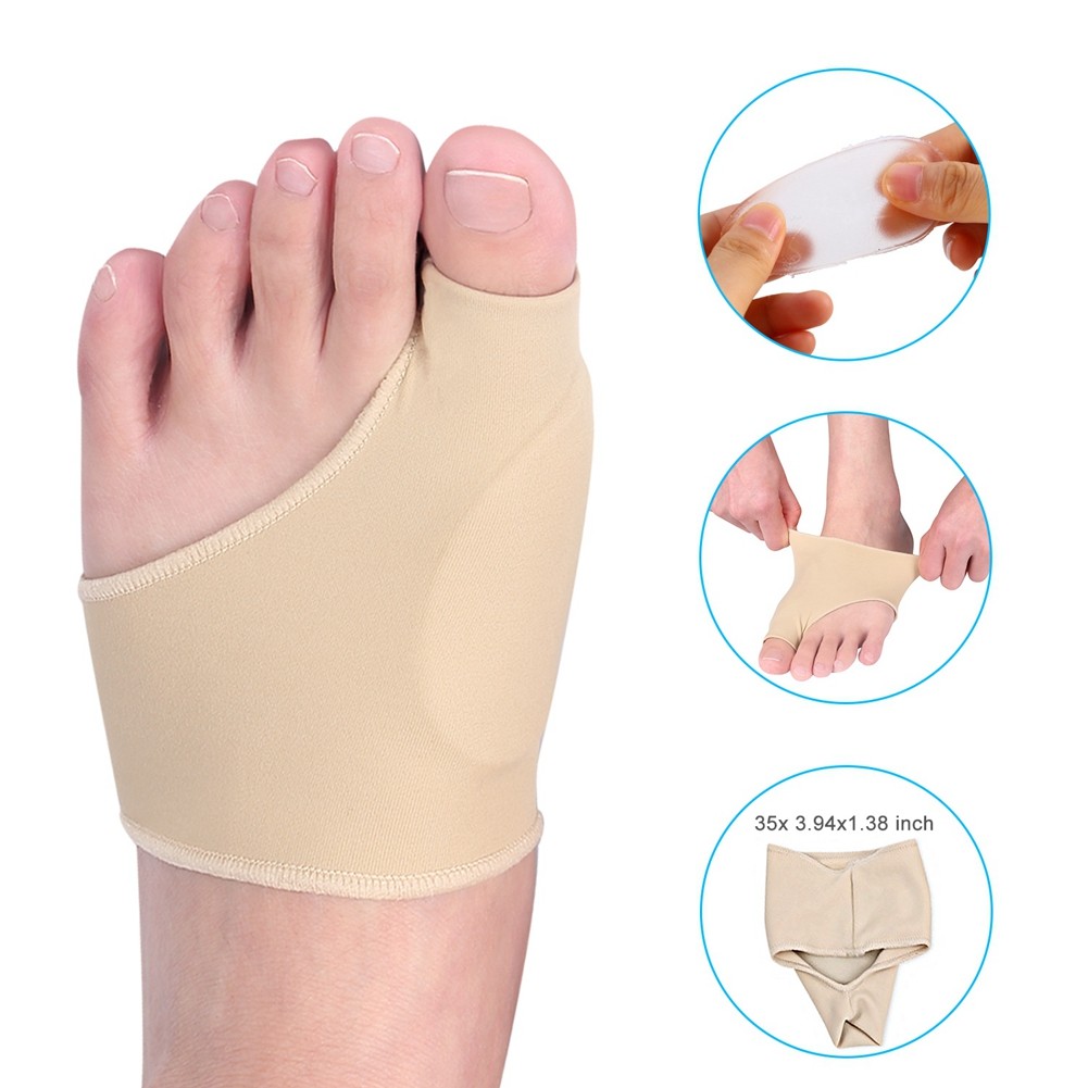 1 Pair Bunion Sleeve Protector Metatarsal Toe Pain Relief Support