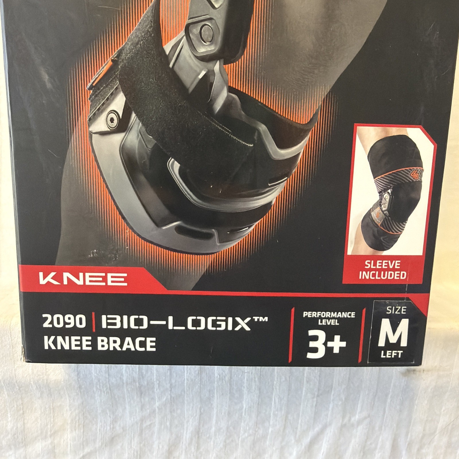 Shock Doctor Bio-Logix Knee Brace Size M Left Knee. 2090 Performance Level 3+
