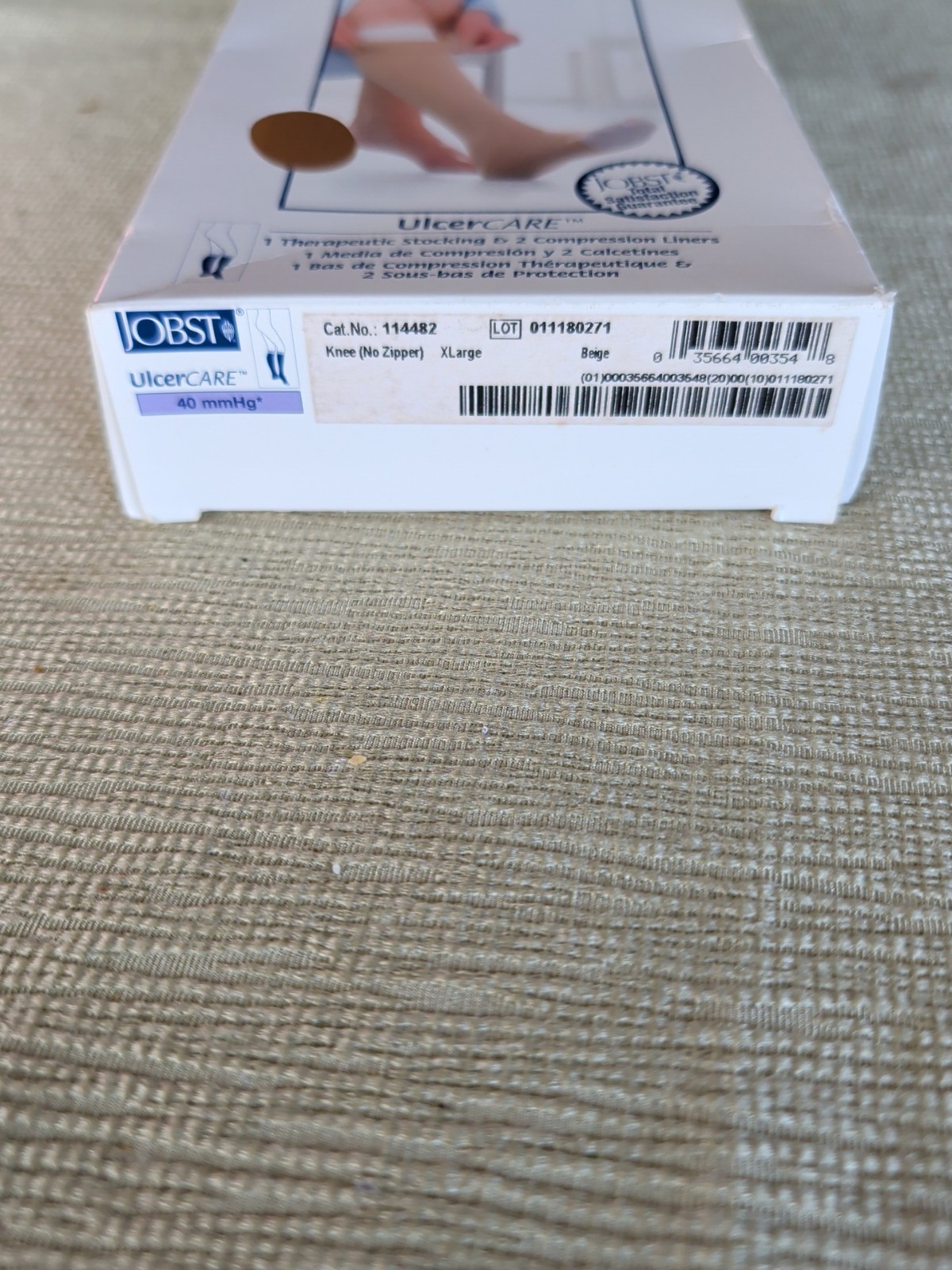 JOBST Medical Leg Wear XLarge Beige Knee High