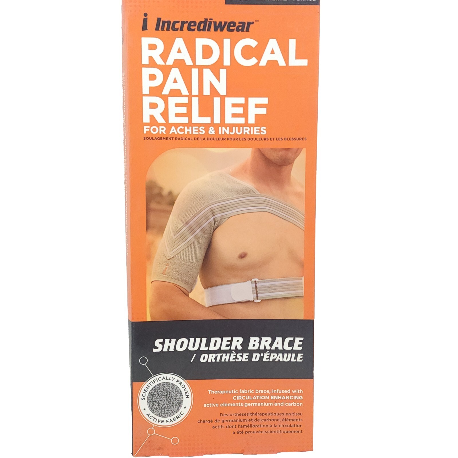 Incrediwear Incredibrace Shoulder Brace Support Pick Size NEW