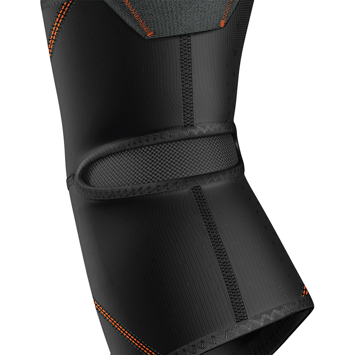 Shock Doctor Elbow Compression Sleeve with Extended Coverage – Black
