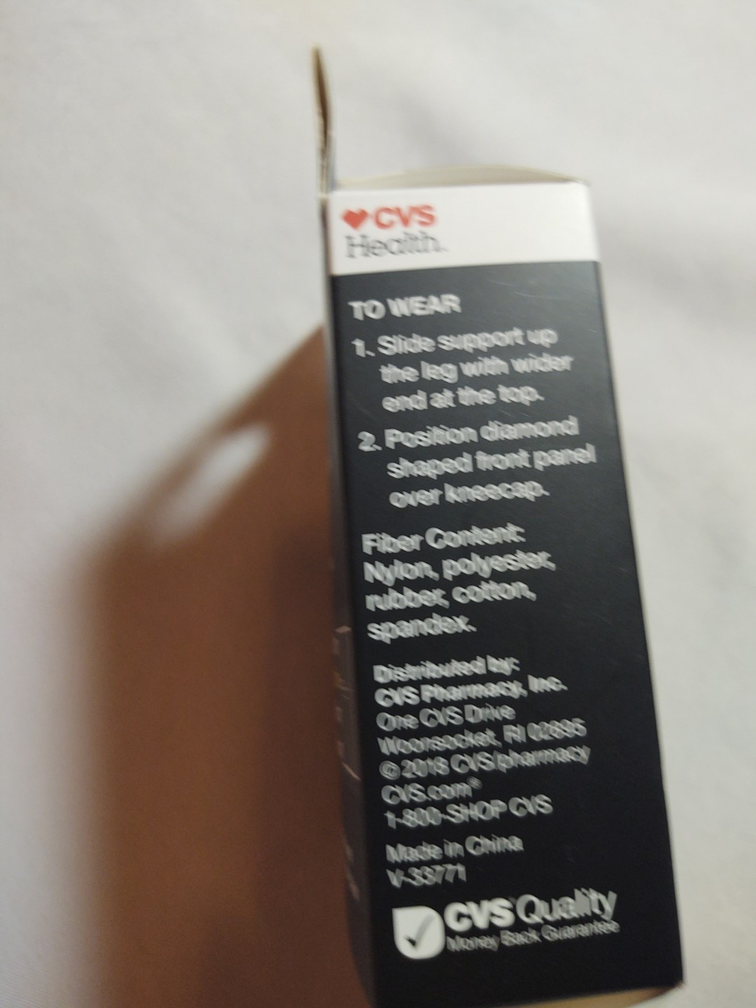 CVS Health Knee Support Sleeve Mild Compression Multicolor Size Medium