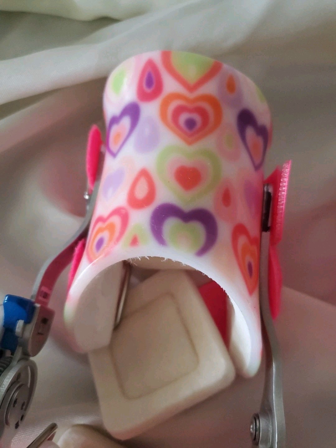 Ultraflex Pediatric LEFT & RIGHT Elbow/Arm Brace Girls Pink Hearts. K9