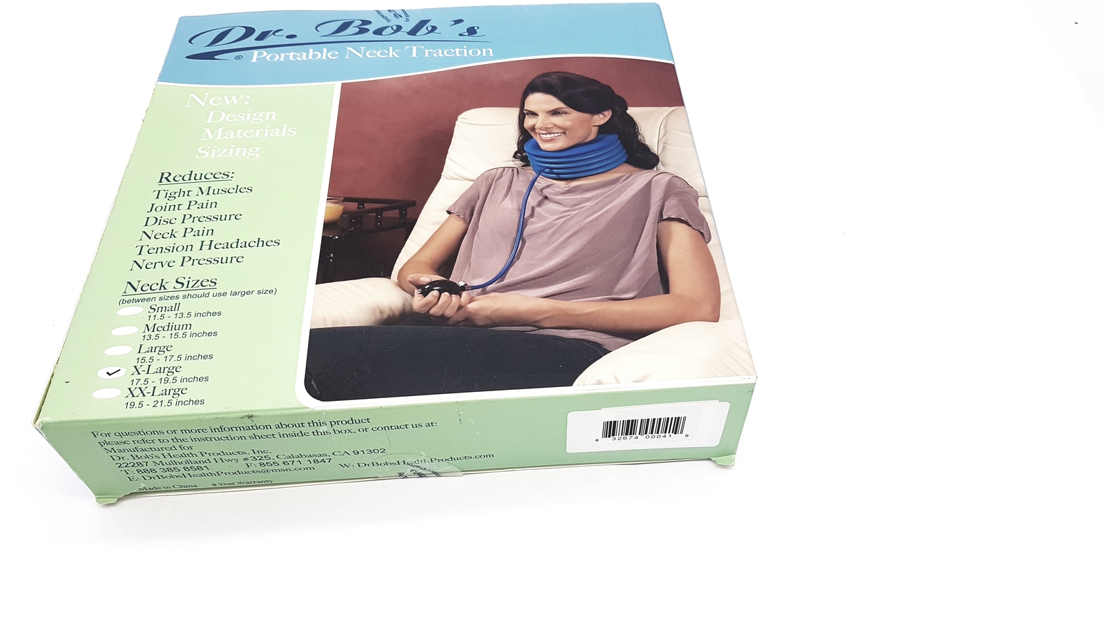 Dr. Bob’s Portable Neck Traction X-Large 17.5 – 19.5 inches