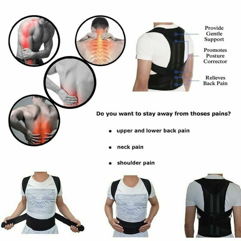 Hunchback Correction Belt Posture Corrector Adult Children Back Spine Support