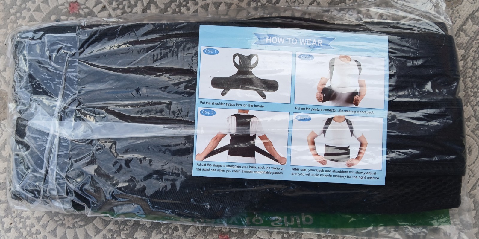 PAZAPO Posture Corrector/Lumbar Support for Men and Women-XL-NEW OUT OF ORIG PKG