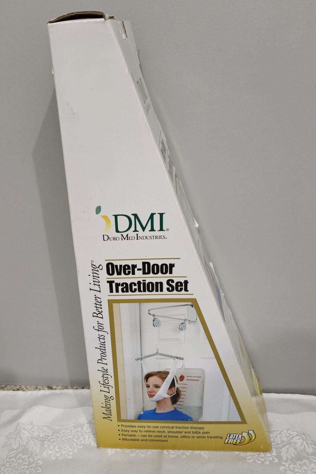 NEW NIB Duro-Med DMI Cervical Neck Over Door Traction Set Physical Therapy