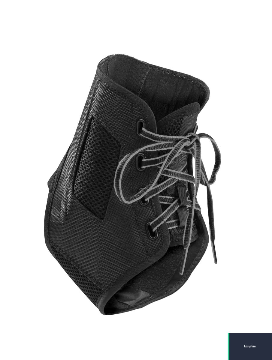 Ankle Brace X-Small Black Adjustable Lightweight Polyester Elastic