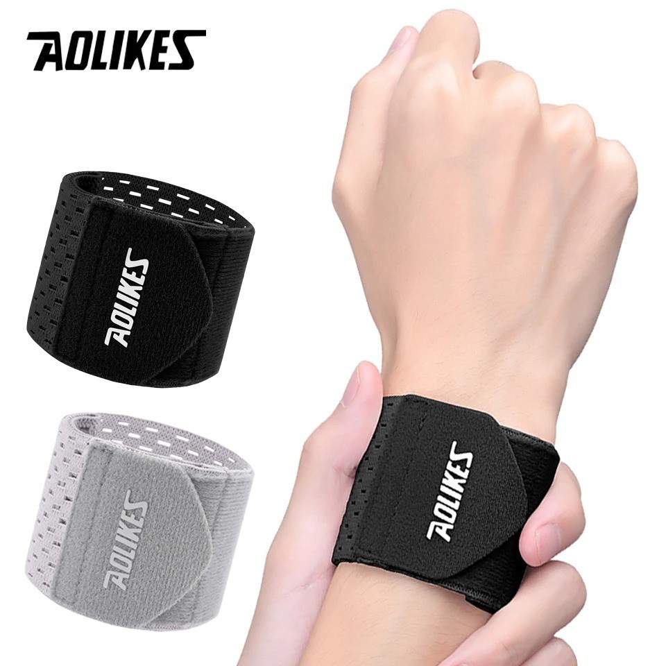 Aolikes Wrist Band Support Sleeve Gym Support Wrist Brace Wrap Breathable Elasti
