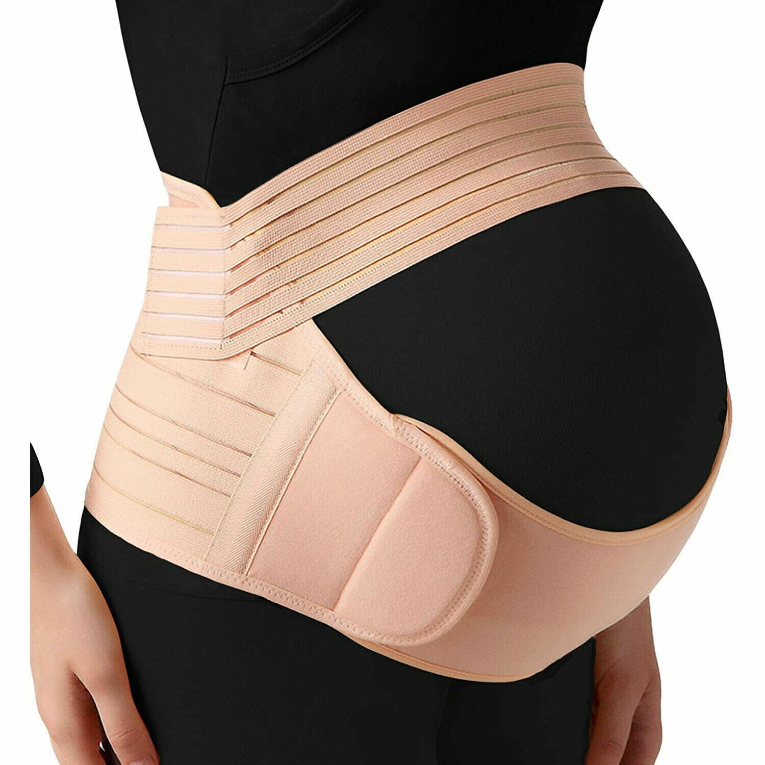 Maternity Abdomen Waist Back Support Belt Pregnancy Postpartum Belly Brace (XXL)