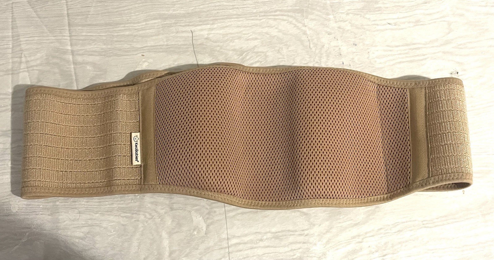 KeaBabies Ease Maternity Belt M/L Beige Pregnancy Support for Abdomen & Back