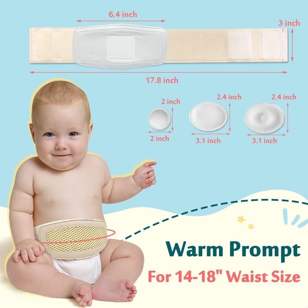 Infant Belly Button Binder for Hernia Relief
