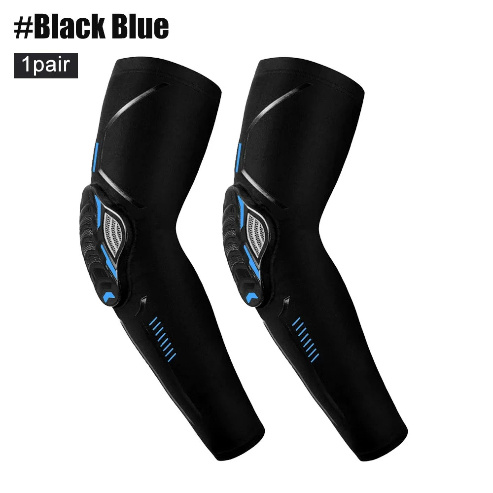 1 Pair Sports Crash Proof Elbow Support Pad Elbow Brace Arm Compression Sleeve f