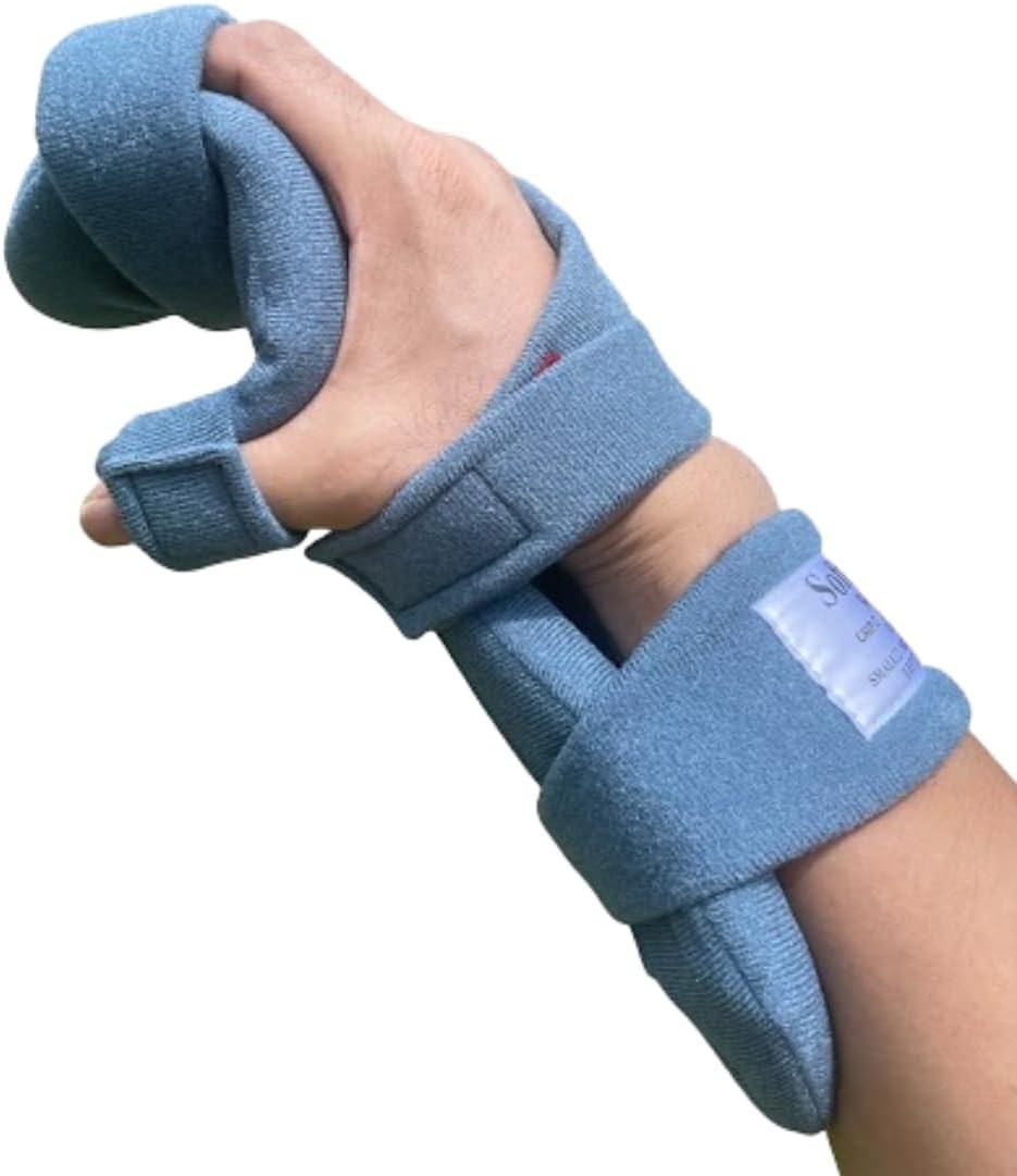 Stroke Hand Brace: SoftPro Functional Resting Hand Splint, Left, Medium 2pcs