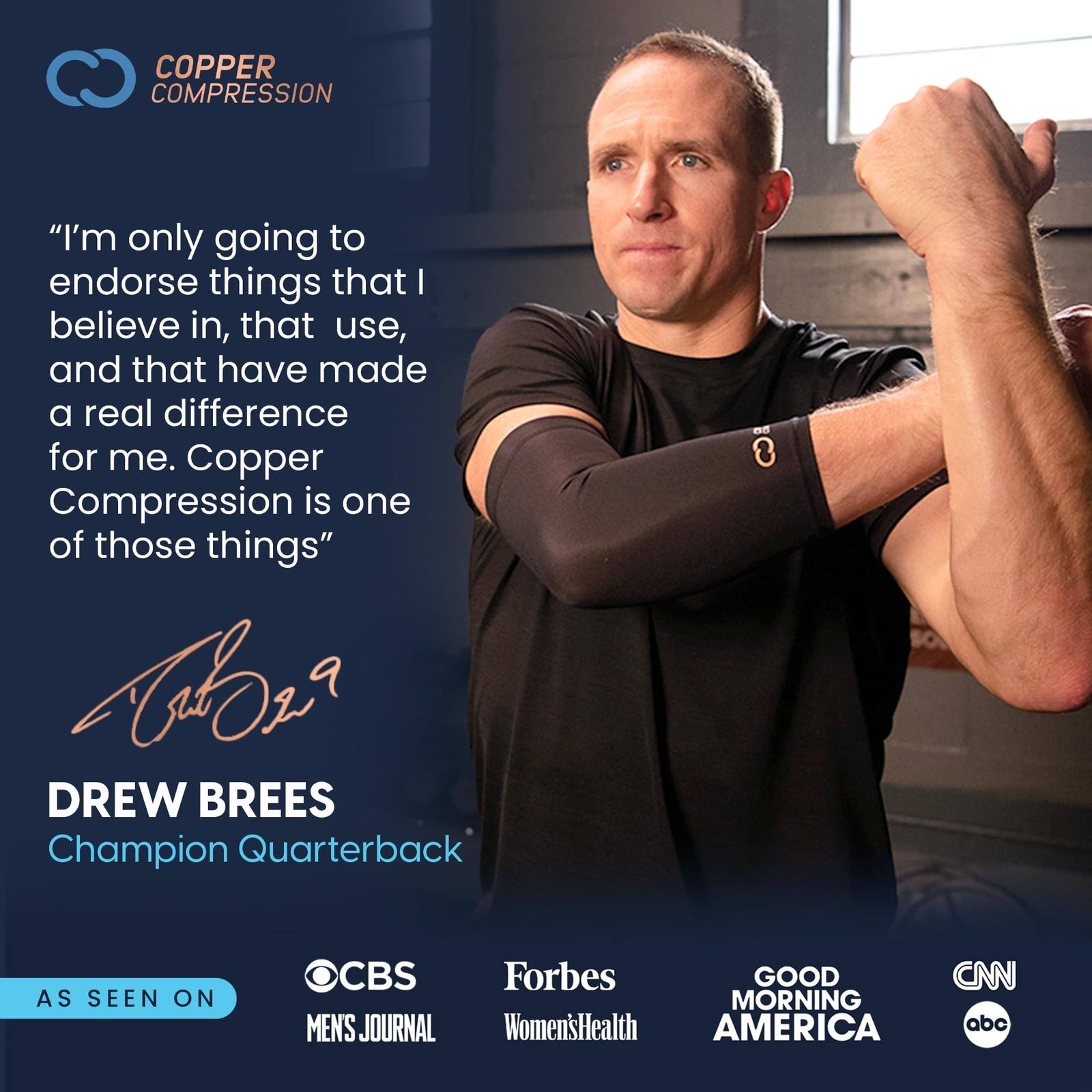 Copper Compression CopperFreeze Ankle Sleeve – Hot & Cold Therapy One Size