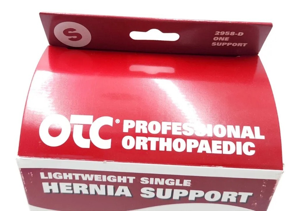 OTC Lightweight Single Bi Lateral Hernia Support 2958D-S Elas DBL Sz S Small