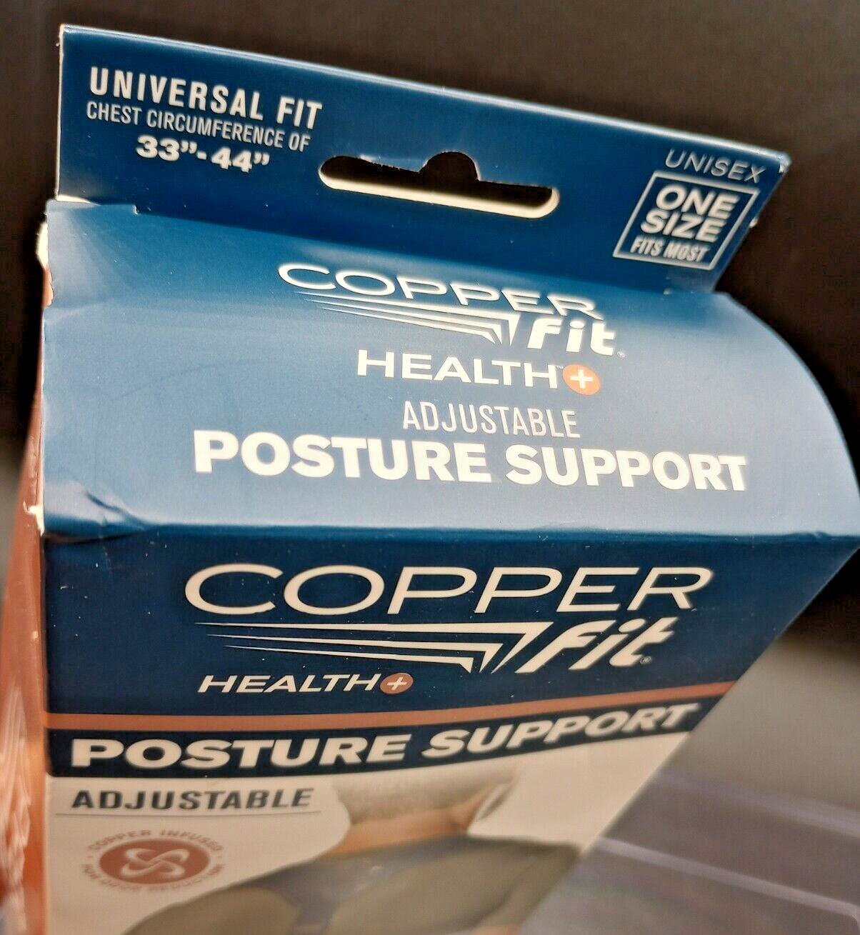 Adjustable Posture Support (Chest 33″-44″) Wear Under Clothes- Lightweight