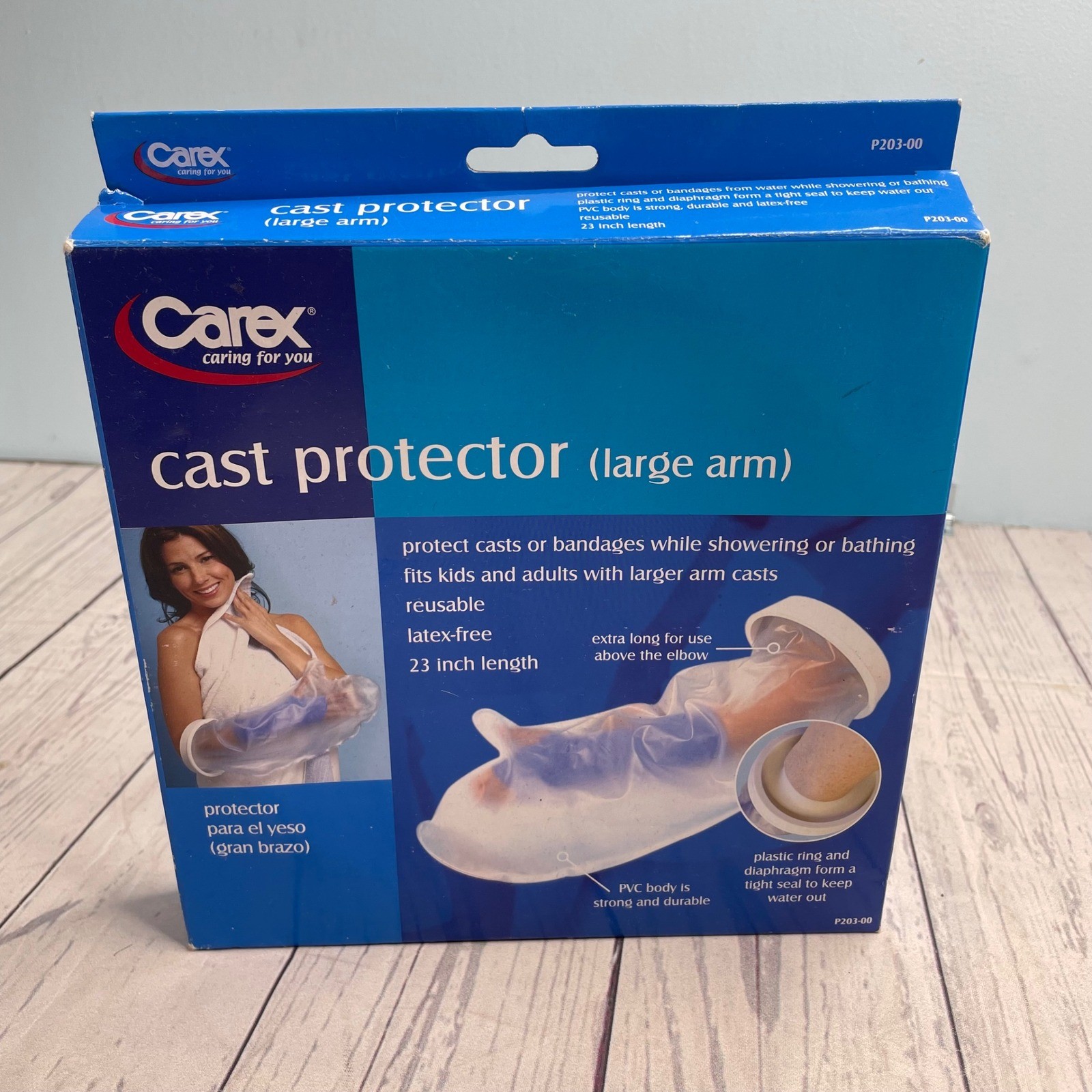 Carex Cast Protector Large Arm Bandage Shower Bathing Waterproof Reusable