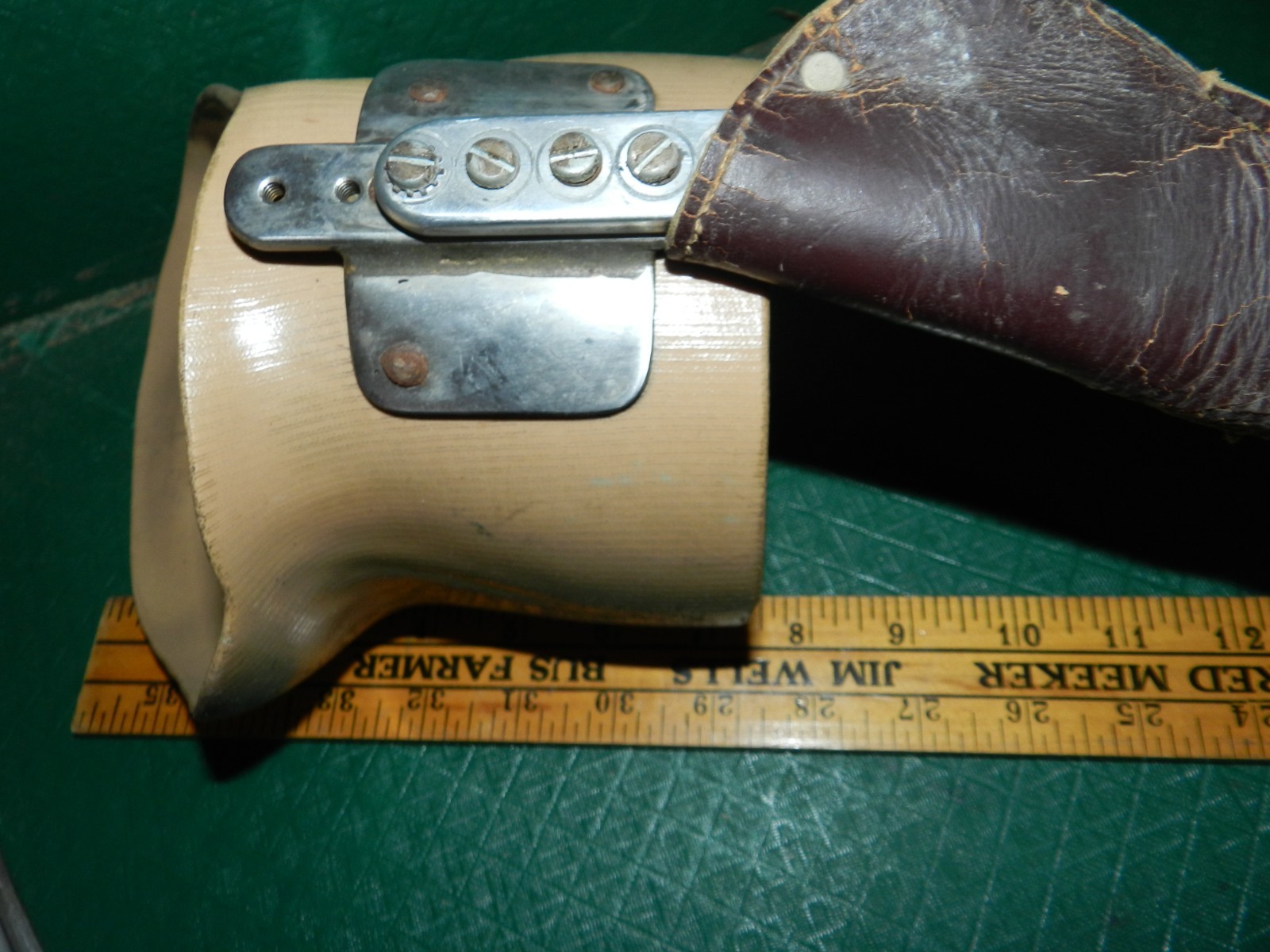 Vintage Knee Leg Prosthetic Leg Hard Plastic Medical Antique Artificial Limb