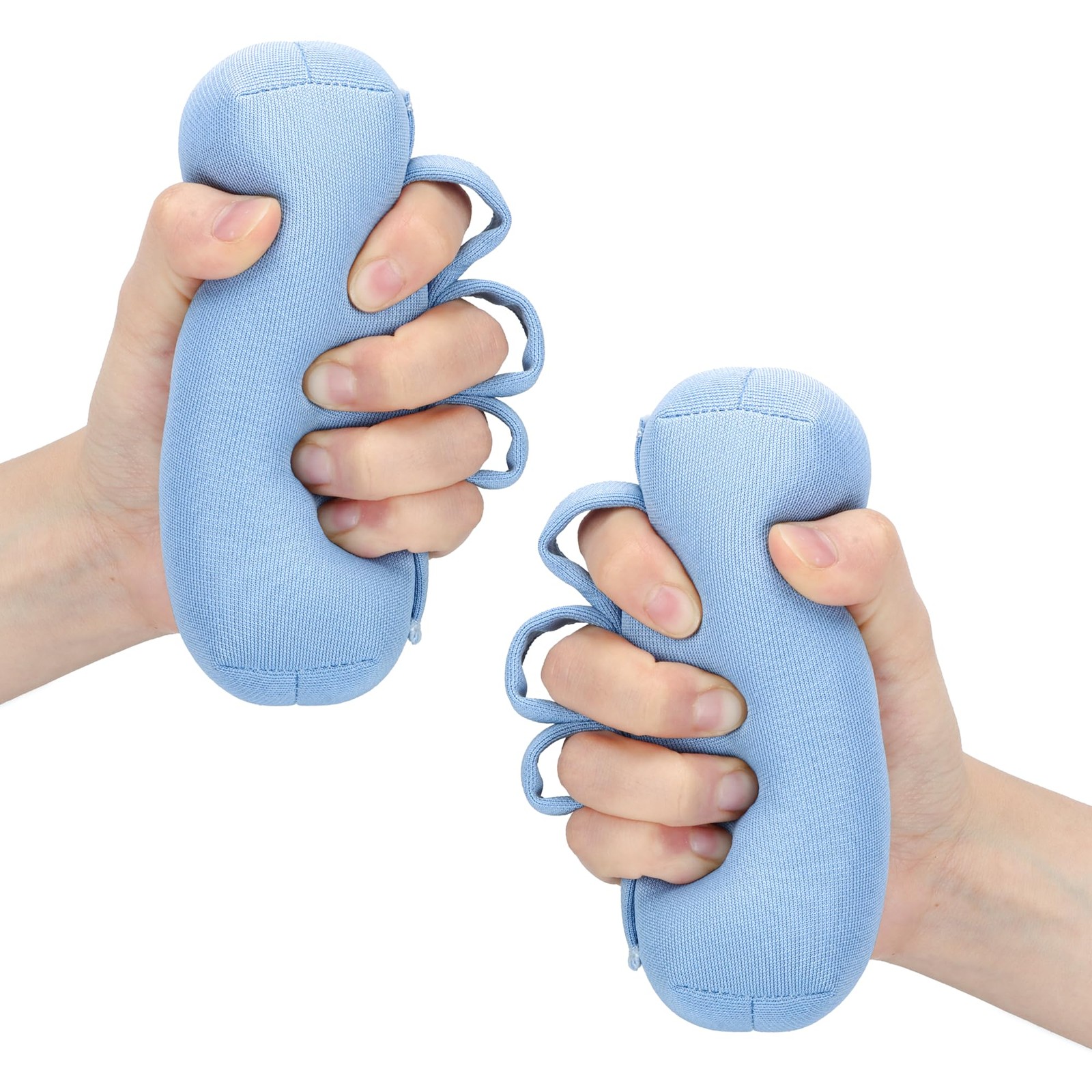 NIdreamCE Palm Protector for Hand Contracture with Separators, Grip Blue