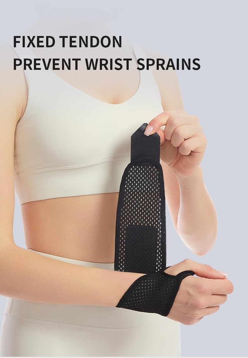 Wrist Brace Wrist Wraps for Women Men, 1 Pair Carpal Tunnel Wrist Brace Wrist…