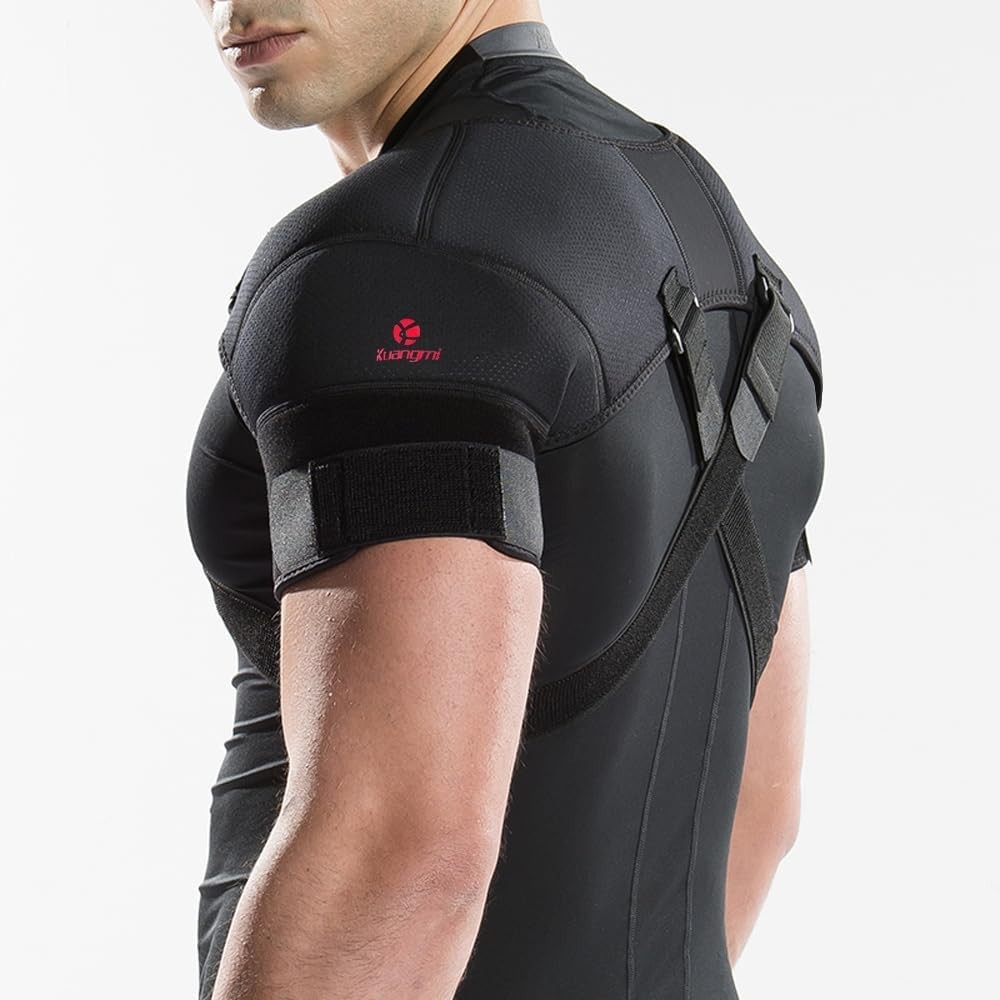 Lightweight Adjustable Shoulder Protector for Sports – Ideal for Rotator Cuff
