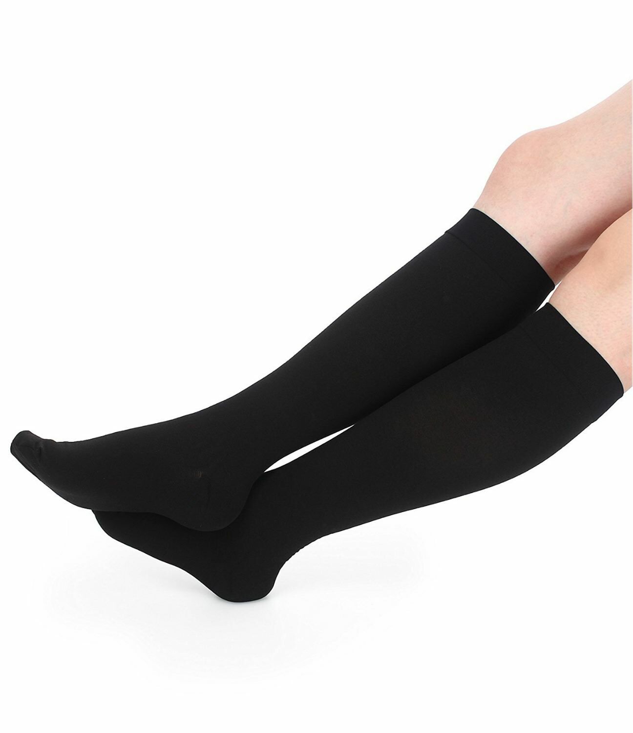 Runee High Quality Close Toe Medical Compression Sock Knee High Hosiery