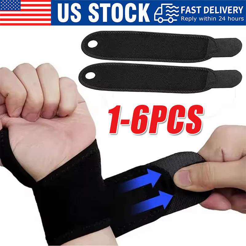Wrist Hand Brace Support Carpal Tunnel Sprain Arthritis Gym Splint Left / Right