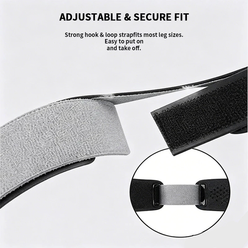 Silicone Patella Knee Strap – 2 Pcs Stabilizer Guard For Sports Activity & Gym