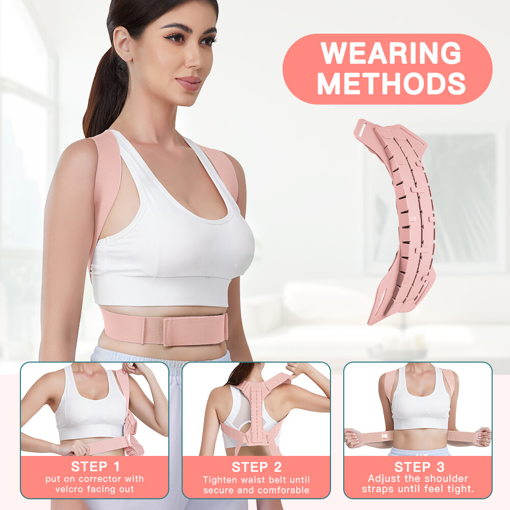 Posture Corrector Upper Back Brace Neck Shoulder Support Pain Relief Belt