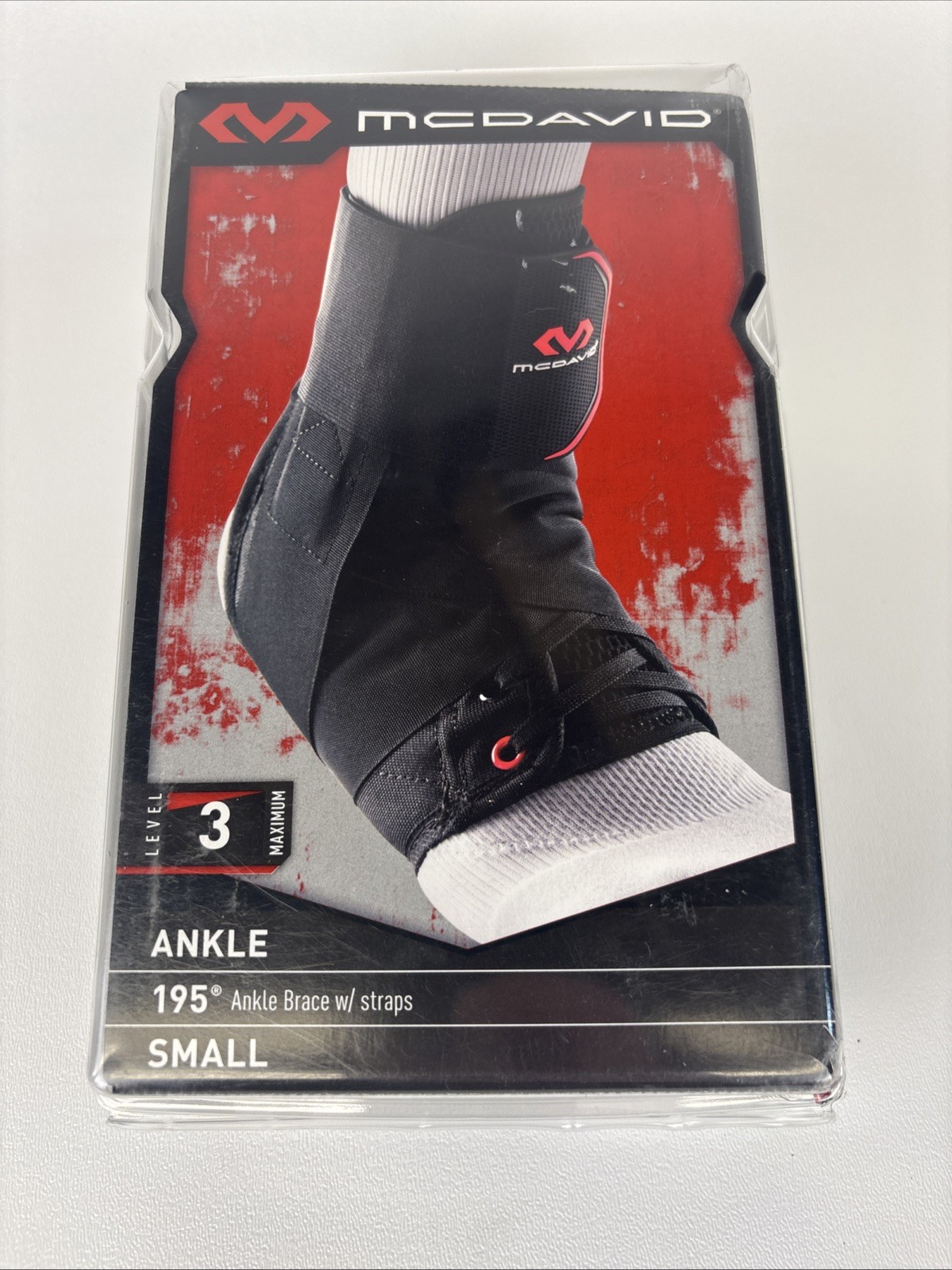 McDavid 195 Ultralight Lvl 3 Ankle Brace W/ Straps Small Mens 8-9 Womens 9-10