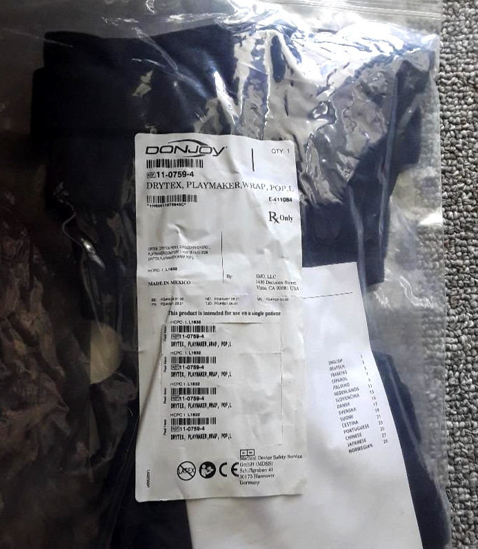 BRAND NEW DONJOY DRYTEX HNG POP L 11-0556-4