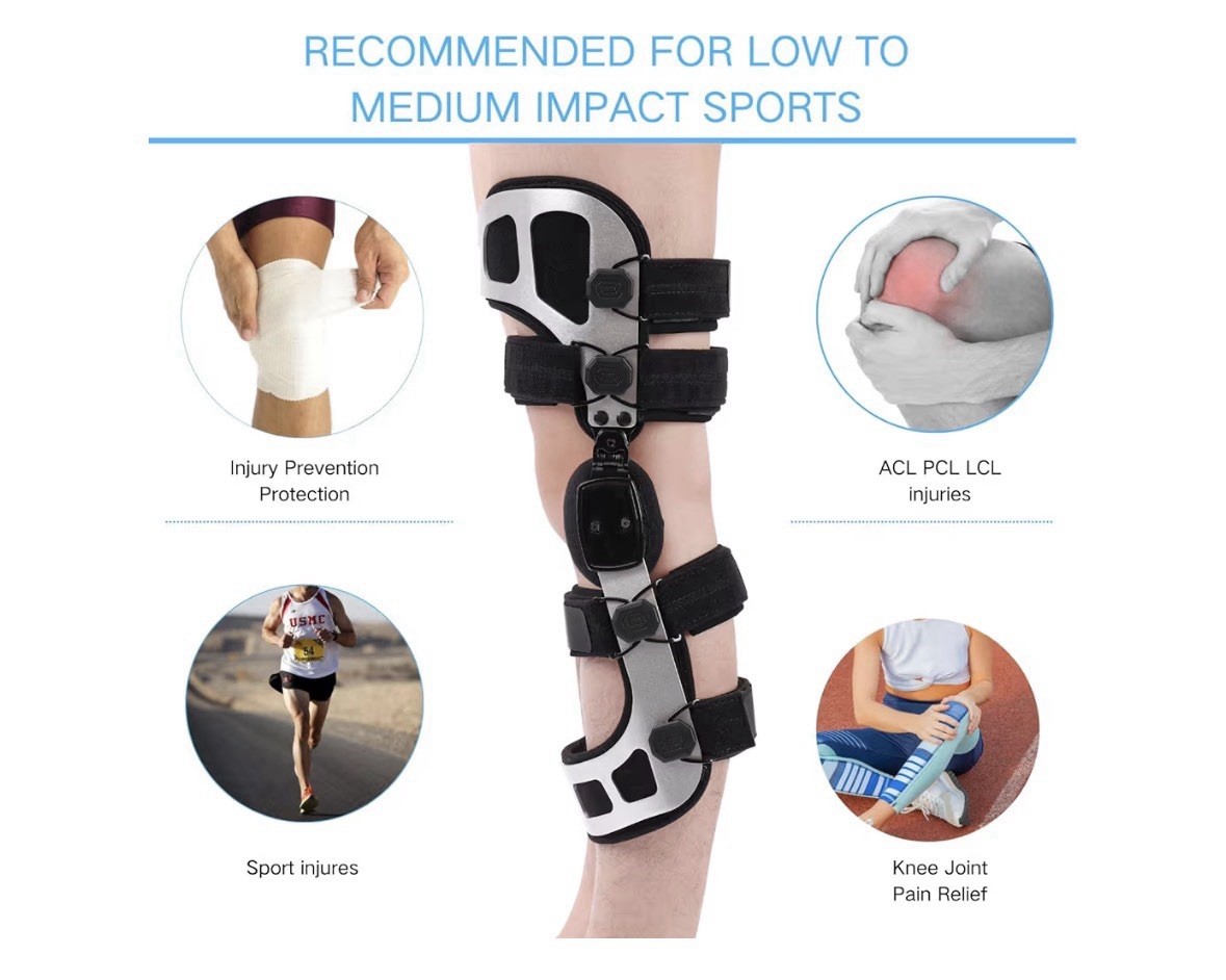 OA Unloader Knee Brace, Double Upright Unloader Knee Brace – Right, Size Small