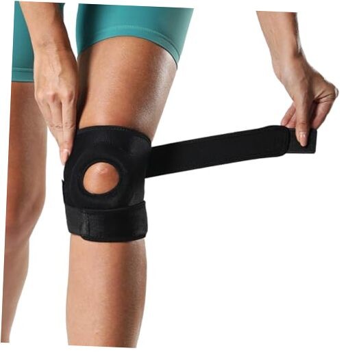 Knee Brace for Women Men Knee Braces for Knee Pain, Patellar Tendon Black
