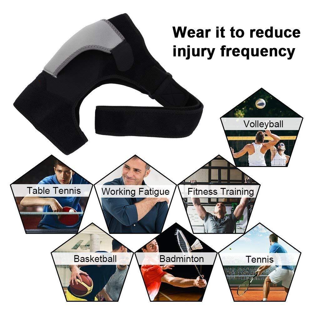 Shoulder Brace Rotator Cuff Support Arthritis Dislocation Compression Sleeve