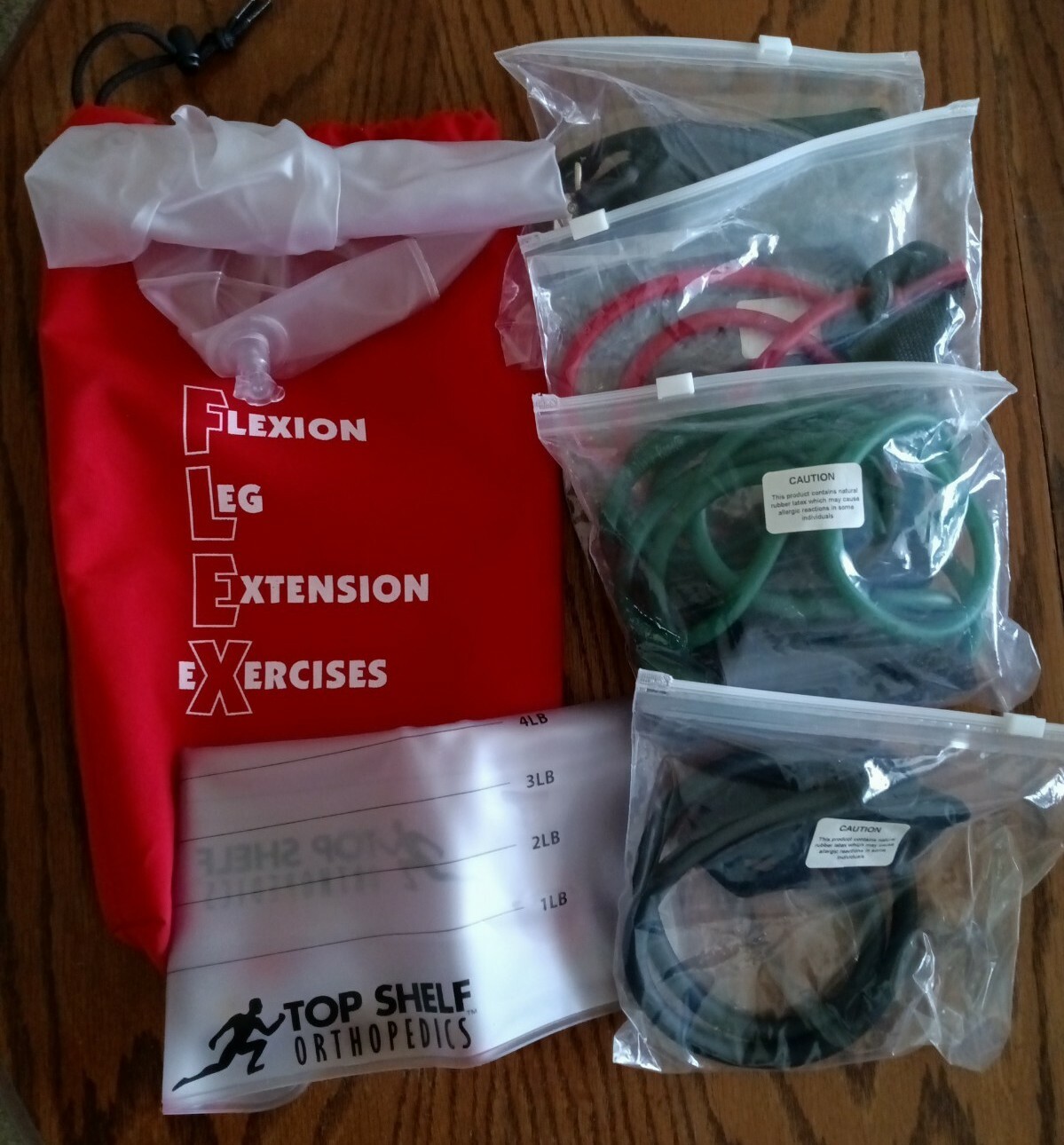 Top Shelf Orthopedics Flexion Leg Extension Exercises Kit