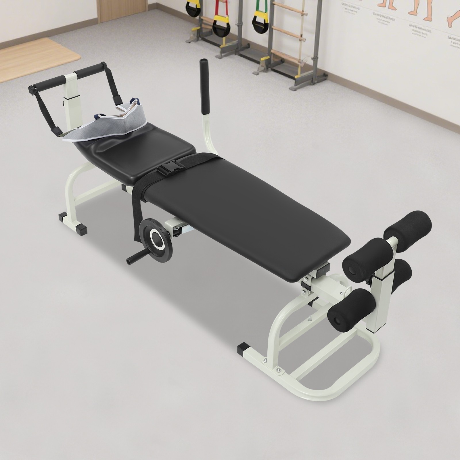 Back Stretch Bench, Multifunctional Neck Stretcher Cervical Stretch Device