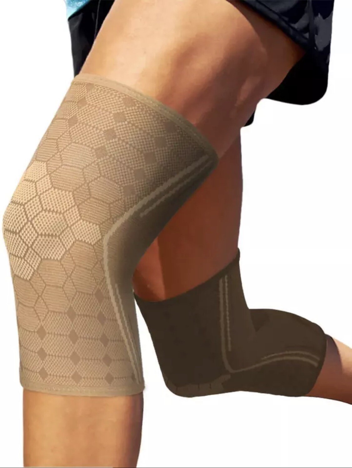 Sparthos Knee Compression Sleeves – Joint Protection and Support. Blue