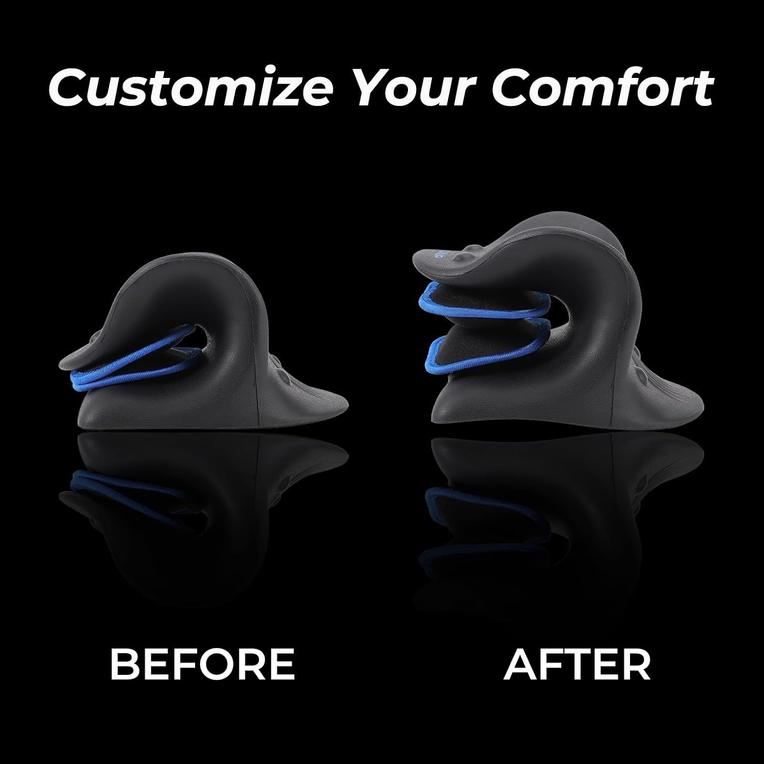 NECKUP Advanced Airbag Neck Stretcher, Neck Pain Relief Ergonomic Cervical Spine