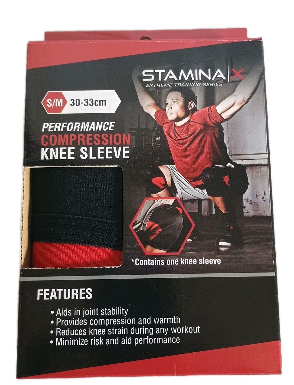 Stamina | X Performance Compression Knee Sleeve (S/M 30-33cm) (51)