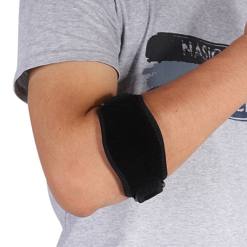 Adults Sports Elbow Support Brace Protector Pad Guard Strap Basketball Tennis